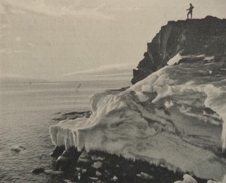 Le cap Royds: vue prise vers le nord