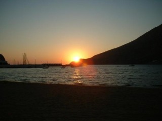 Le coucher de soleil a Sifnos