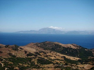 Le dtroit de Gibraltar vu depuis l'Andalousie