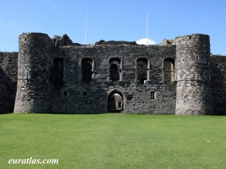Le donjon du château de Beaumaris, Anglesey