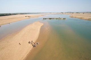 Le fleuve Niger à Kankan (Guinée)