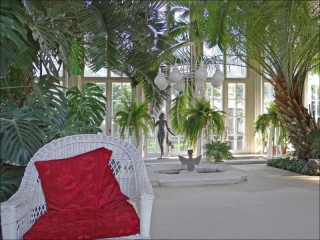 Le jardin d'hiver du manoir de Palmse