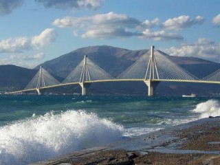Le pont Trikoupis ou Rion-Antirion