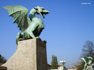 Le pont des Dragons à Ljubljana