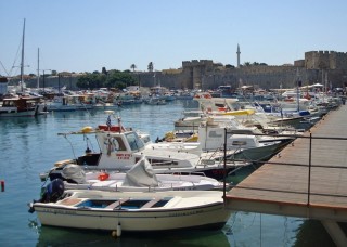 Le port de plaisance de Rhodes