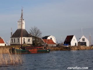 Le village de Durgerdam sur la Markermeer