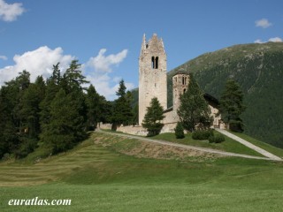 L'église San Gian près de Celerina, Grisons