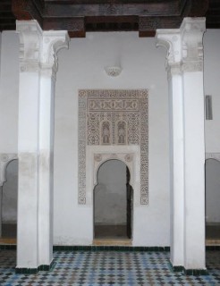 L'entre vers les chambres des tudiants