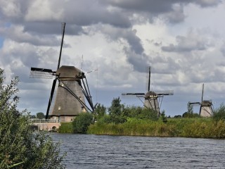 Les moulins  vent de Kinderdijk