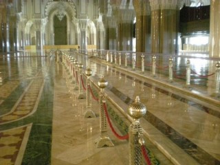 L'intrieur de la Mosque Hassan II