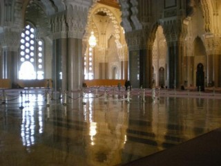 L'intrieur de la Mosque Hassan II