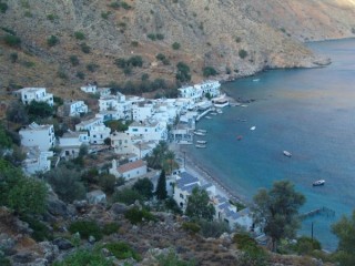Loutro vu d'en haut Loutro vu d'en haut
