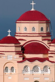 Magnifique glise vers Perivolos