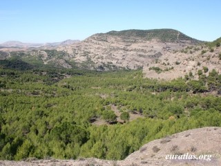 Malaga: vue panoramique du site de Bobastro