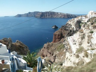 Oia - Baie de la Caldera - Vue partielle