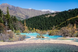 Paysage montagneux de Huanglong