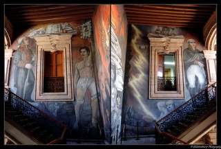 Peintures murales du palais de justice