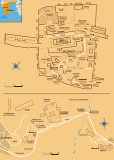 Plan du sanctuaire de Delphes
