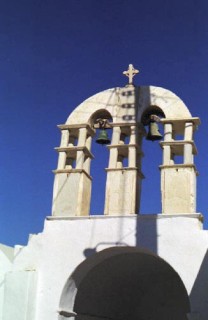 Prodromos - Gros plan sur le clocher