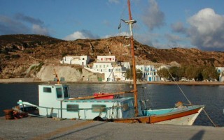 Psathi - habitations et plage