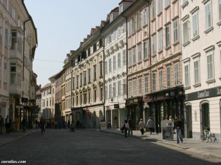 Rue Mestni à Ljubljana