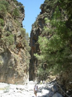 Sortie du passage le plus troit