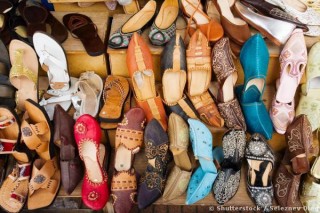 Souvenirs du souk : les babouches