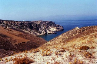 Stavros - Vue sur les falaises