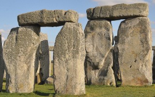 Stonehenge: les linteaux en pierre