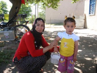 Une cousine vient nous rendre visite