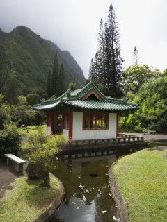 Une pagode dans le Iao Valley State Park
