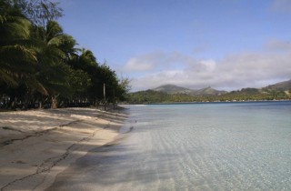 Une plage aux Fidji