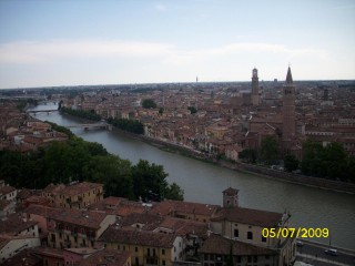 Verone vue du thtre Romain