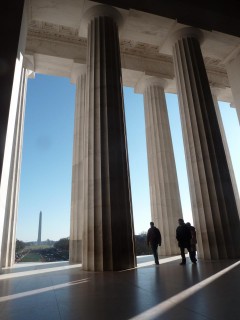 Vue depuis le Lincoln Memorial