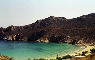 Vue sur la plage de Psili Ammos