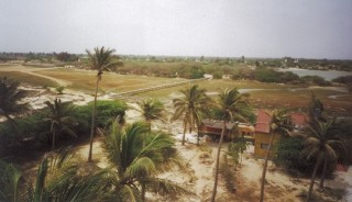 Vue sur le continent