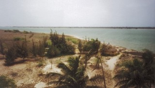 Vue sur le continent