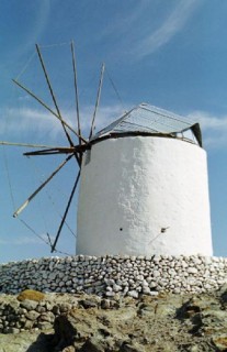 Xaplovouno, le seul moulin qui fonctionne