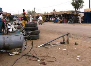 Service rapide de rparation de pneus