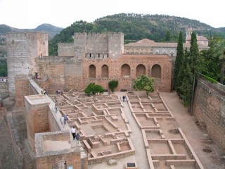 Les ruines de l'Alcazaba