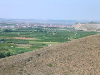 Vue de Calatayud depuis la ville romaine de...