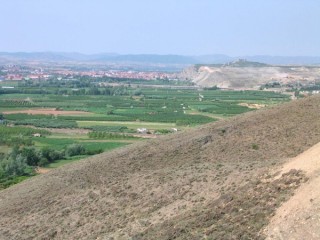 Vue de Calatayud depuis Bilbilis