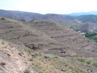 Paysage sec vu depuis Bilbilis