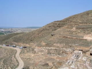 Vue des ruines romaines de Bilbilis