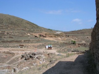 Vue des ruines romaines de Bilbilis