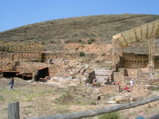 Vue des ruines romaines de Bilbilis