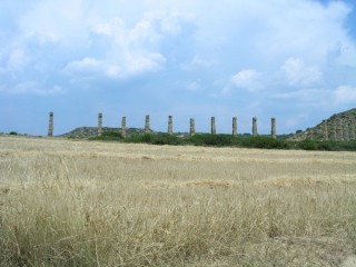 Aqueduc et ruines romaines de Layana (Aragon)