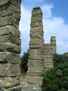 Aqueduc et ruines romaines de Layana (Aragon)