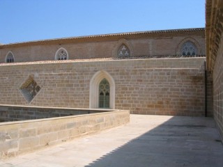 RUEDA : Photo de la galerie supérieure du cloître RUEDA : Photo de la galerie supérieure du cloître