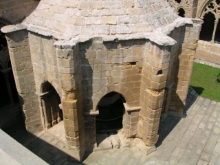 RUEDA : Photo du cloître depuis la galerie... RUEDA : Photo du cloître depuis la galerie...